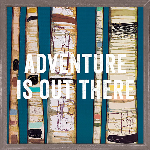 Adventure Is Out There Mini Framed Canvas