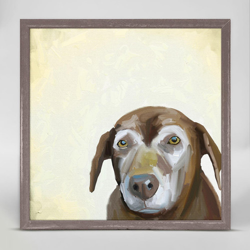 Best Friend - Sweet Old Dog Mini Framed Canvas