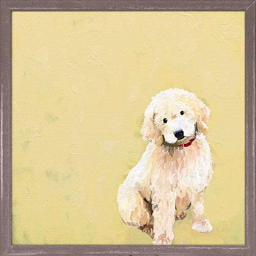 Best Friend - Golden Doodle Mini Framed Canvas