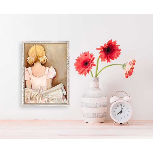 Beautiful Ballerina- Blonde Mini Framed Canvas