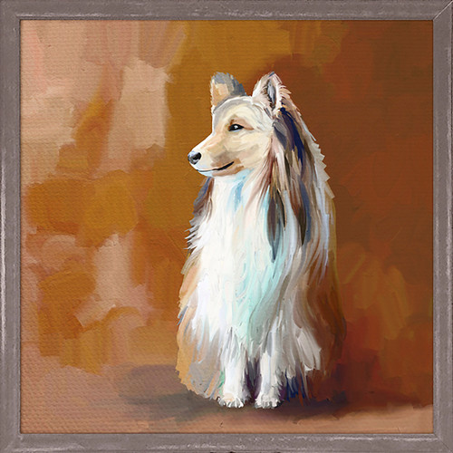 Best Friend - Shetland Sheepdog Mini Framed Canvas