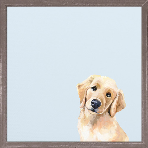 Best Friend - Golden Puppy Mini Framed Canvas