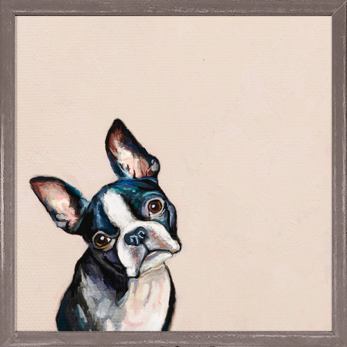 Best Friend - Boston Terrier Mini Framed Canvas