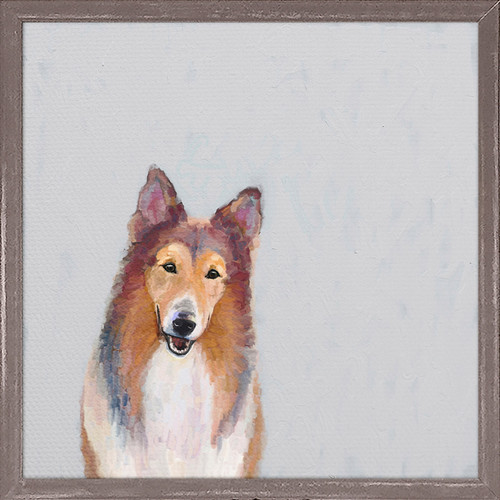 Best Friend - Collie Mini Framed Canvas