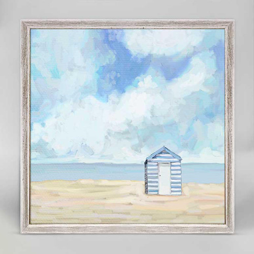 Beach Cabana Mini Framed Canvas