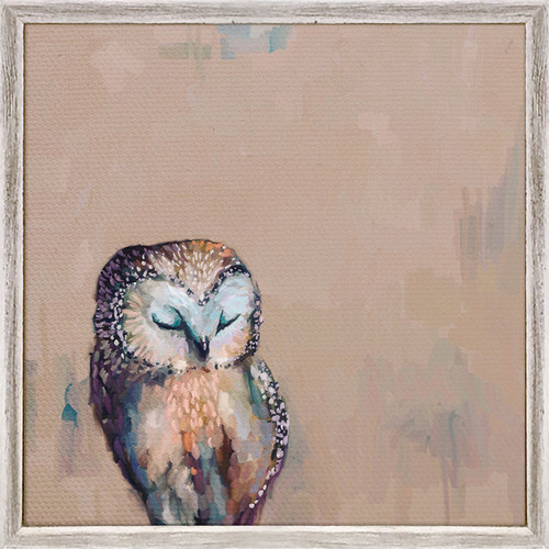 Changing Seasons Owl Mini Framed Canvas