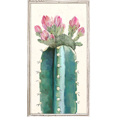 Cactus Garden - Flower Crown Mini Framed Canvas