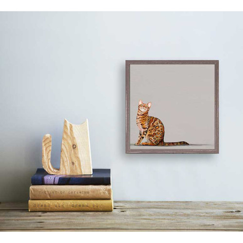 Feline Friends - Bengal Cat Mini Framed Canvas