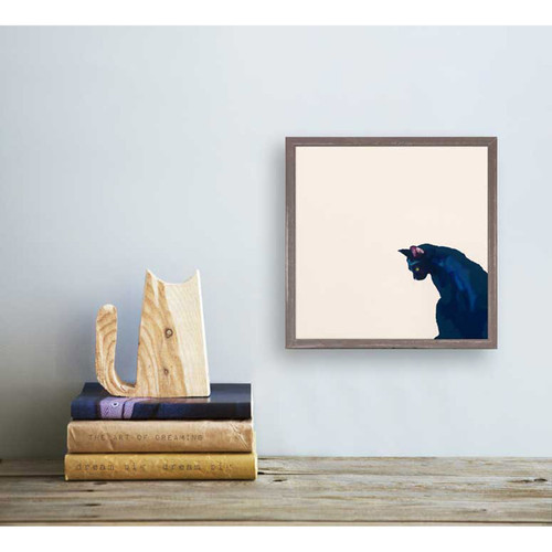 Feline Friends - Black Cat Mini Framed Canvas