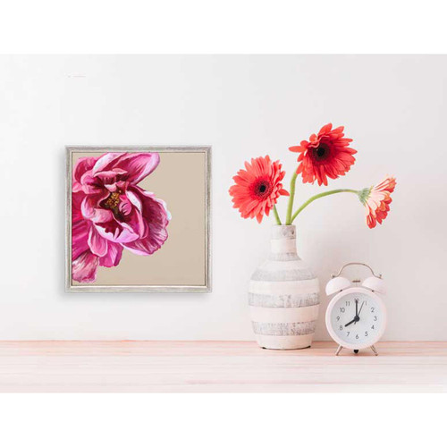 Floral Portraits - Peony I Mini Framed Canvas