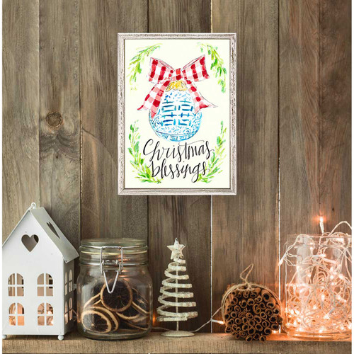 Holiday - Christmas Blessings Mini Framed Canvas