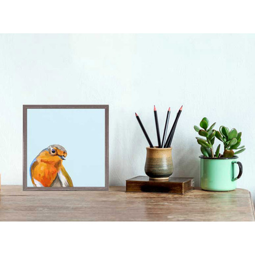 Hey There Bird Mini Framed Canvas