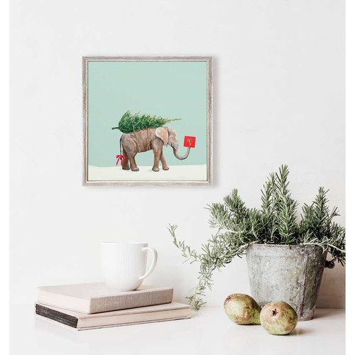 Holiday - Safari Elephant Mini Framed Canvas