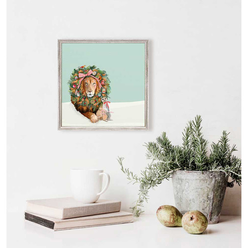 Holiday - Safari Lion Mini Framed Canvas