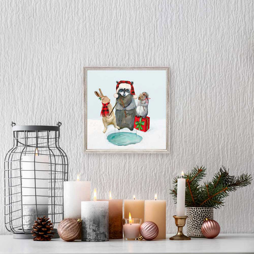 Holiday - Fishing Trio Mini Framed Canvas