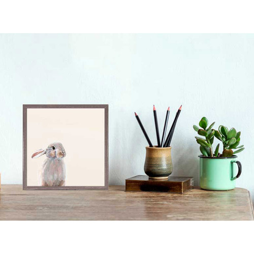 Humble Bunny Mini Framed Canvas