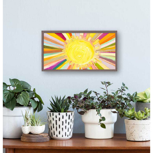 Little Sunshine Detail Mini Framed Canvas