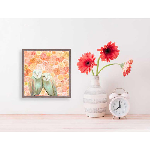 Owl Besties Mini Framed Canvas