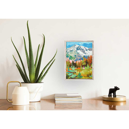 Road Trip - Rainier Mini Framed Canvas