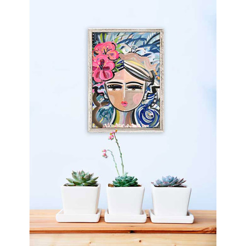 She Is Fierce - Panema Mini Framed Canvas