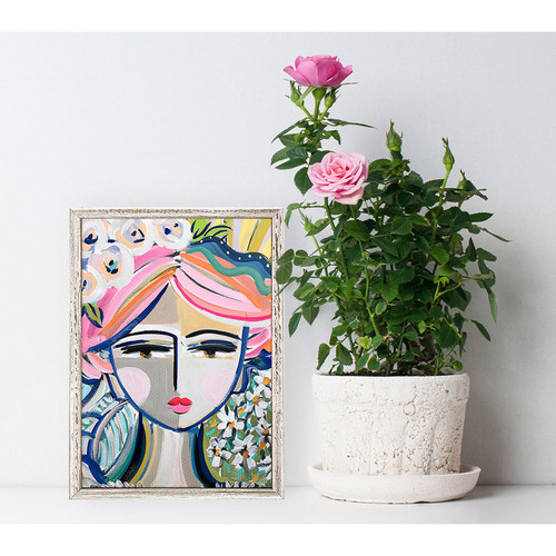 She Is Fierce - Bella Mini Framed Canvas