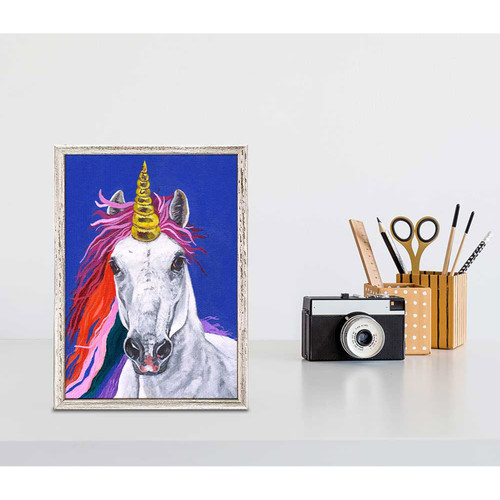 Unicorn Power Mini Framed Canvas