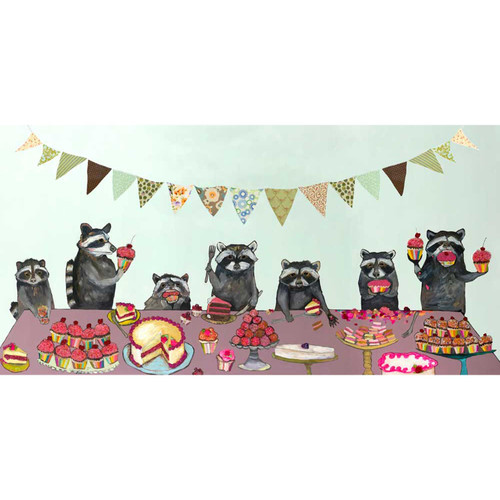 Cupcake Party Stretched Canvas Wall Art