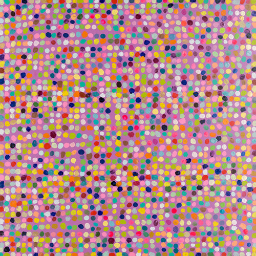 Dots Stretched Canvas Wall Art