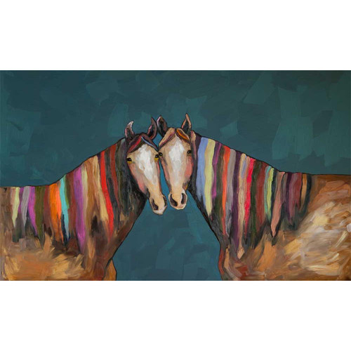 Manes of Color Stretched Canvas Wall Art