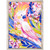 Birdsong In Coral 1 Mini Framed Canvas