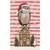 Holiday - Gingerbread Owl Stretched Canvas Wall Art