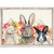 Springtime Bunny Pals Mini Framed Canvas