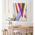 Diagonal Abstract Stretched Canvas Wall Art