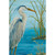 Wetland Blue Heron Stretched Canvas Wall Art