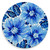 Blue And White Flower Garden 1 Coaster