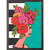 Floral Figures - Stripes & Dots Mini Framed Canvas