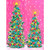 Holiday - Christmas Tree Pair Stretched Canvas Wall Art