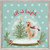 Holiday - Snow Globe - Poodle Mini Framed Canvas