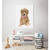 Golden Doodle Portrait Stretched Canvas Wall Art