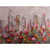 Floral City Stretched Canvas Wall Art