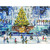 Christmas In New York Stretched Canvas Wall Art
