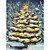 Holiday - Christmas Tree At Night Stretched Canvas Wall Art