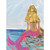 Mermaid In the Sea - Blonde Stretched Canvas Wall Art