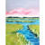 Marsh In Abstract Stretched Canvas Wall Art
