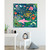 Under The Sea - Pink Shark Stretched Canvas Wall Art