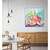 Still Life Peaches Stretched Canvas Wall Art