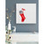 Holiday - Cat In Stocking 2 Stretched Canvas Wall Art