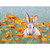 Marigold Bunny Stretched Canvas Wall Art