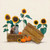 Fall - Sunflower Cats Stretched Canvas Wall Art