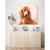 Best Friend - Fancy Apricot Poodle Stretched Canvas Wall Art